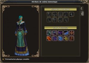 Domestique non habillée